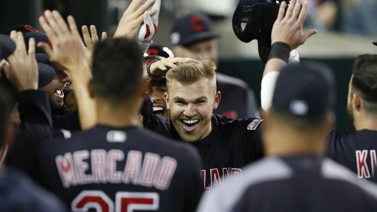 Jake Bauers hits for cycle as Indians drub Tigers 13-4